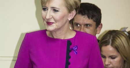 Pierwsza Dama stawia na róż