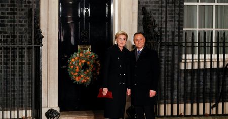 Szczyt NATO w Londynie. Prezydent Andrzej Duda z małżonką na kolacji u premiera Borisa Johnsona