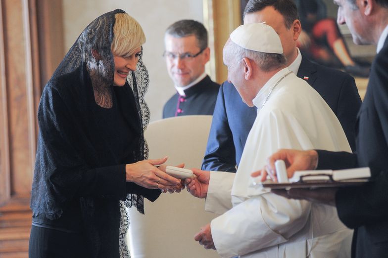 Agata Duda po raz kolejny spotkała się z papieżem