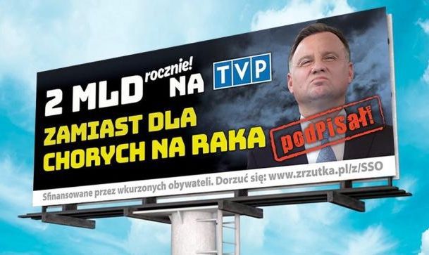 Wybory prezydenckie 2020. Billboardy ze zbiórki uderzą w Andrzeja Dudę