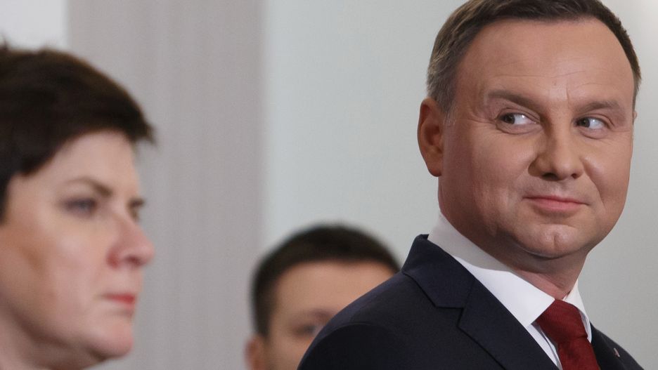 Beata Szydło i Andrzej Duda