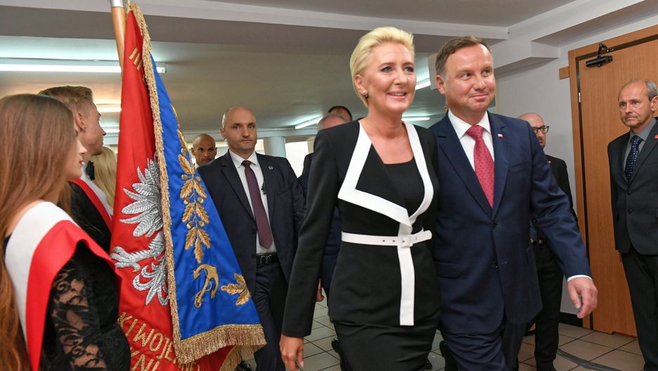Para prezydencka odwiedziła gdyńskie liceum z okazji rozpoczęcia roku szkolnego