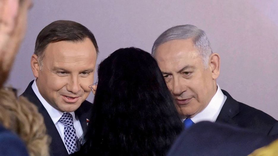 Andrzej Duda i Benjamin Netanjahu