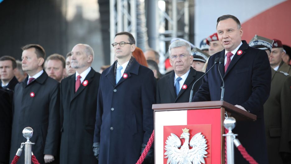 11 listopada. Prezydent Andrzej Duda wygłosił w poniedziałek przemówienie