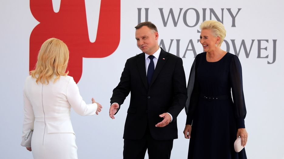 Prezydent Andrzej Duda z małżonką Agatą Kornhauser-Dudą