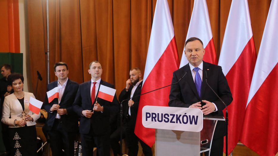 Andrzej Duda przemawiał w Pruszkowie