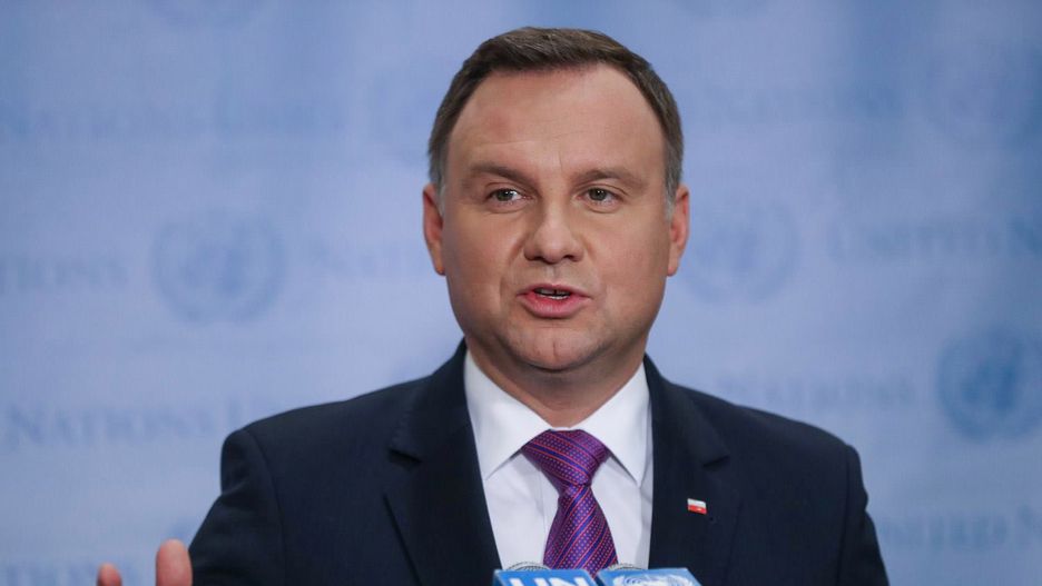 Prezydent Andrzej Duda nie zabrał głosu ws. konfliktu rosyjsko-ukraińskiego i incydentu w Cieśninie Kerczeńskiej. Na zdjęciu w siedzibie ONZ we wrześniu 2018 r.