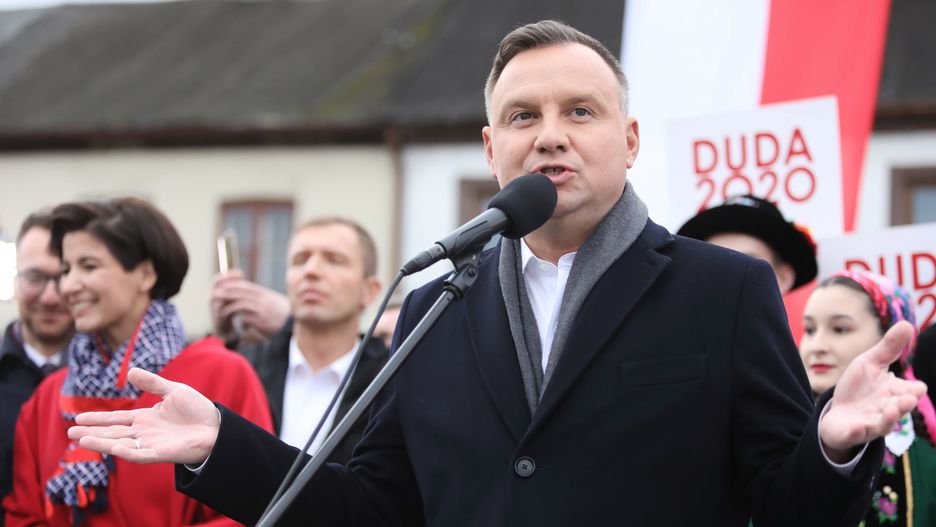 Wybory prezydenckie 2020. Andrzej Duda spotkał się z mieszkańcami Łowicza