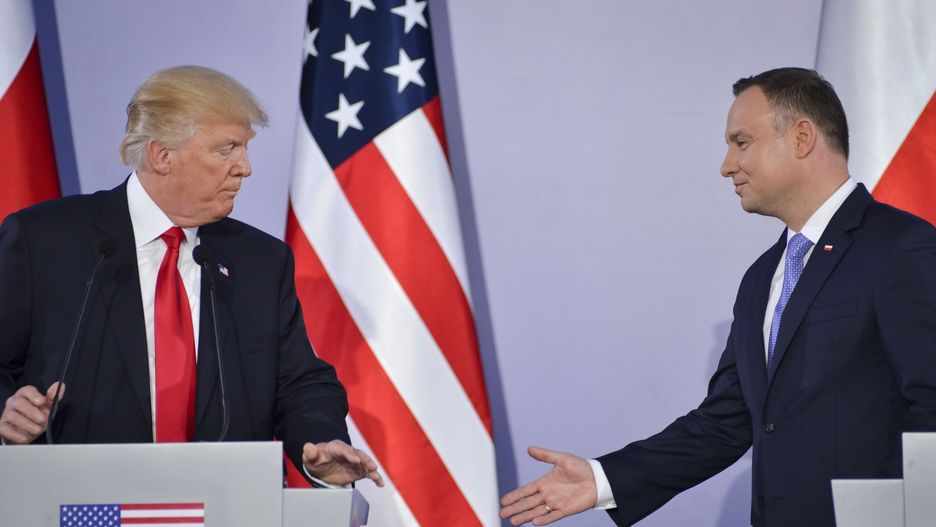 Donald Trump i Andrzej Duda