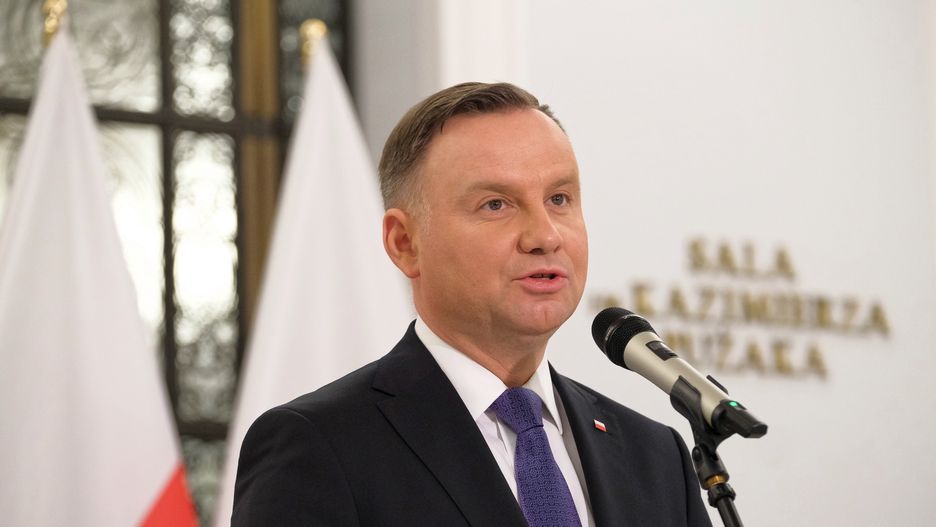 Wybory prezydenckie 2020. Prezydent Andrzej Duda w Sejmie (zdj. arch.)