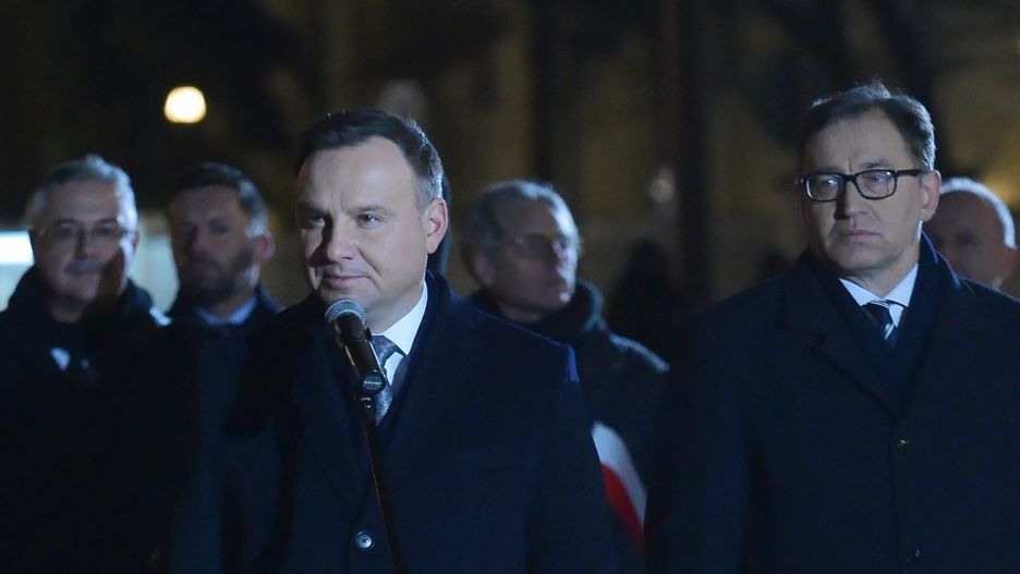 Andrzej Duda mówił o "trudnym marszu do wolności"