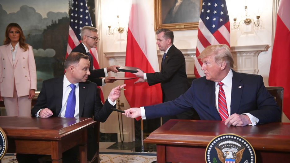 Andrzej Duda i Donald Trump podpisali wspólną deklarację