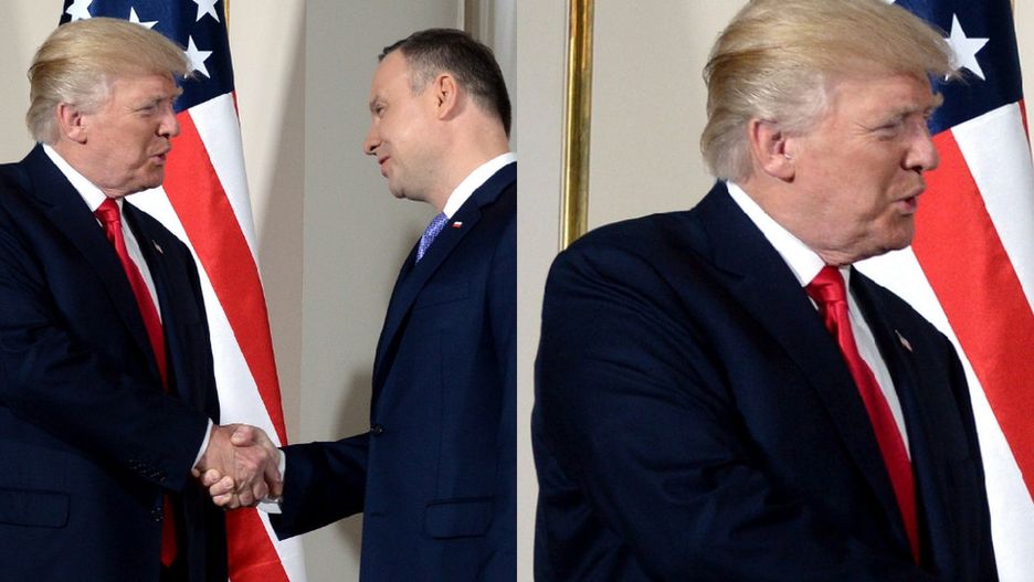 Donald Trump i Andrzej Duda