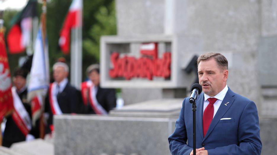 Szef NSZZ "Solidarność" Piotr Duda stwierdził, że Medal Wdzięczności otrzymała osoba, która na to "nie zasługuje"