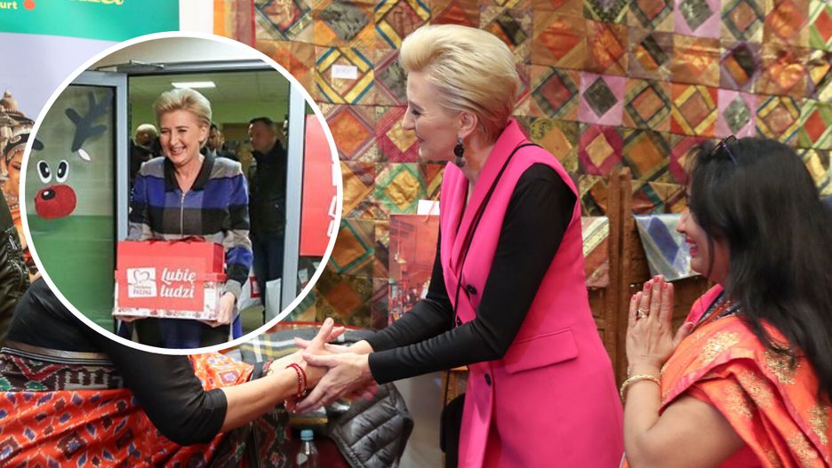 Agata Kornhauser-Duda kiedy tylko może, pomaga potrzebującym