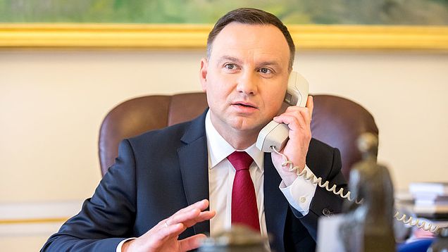 Koronawirus w Polsce. Prezydent Andrzej Duda