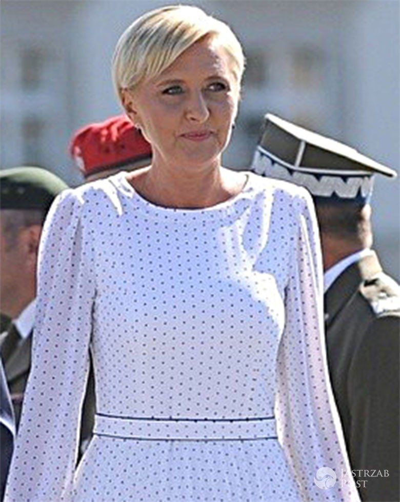 Agata Duda na obchodach Święta Wojska Polskiego 2017