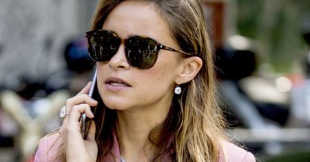 LOOK OF THE DAY: Mirosława Duma w różowym garniturze
