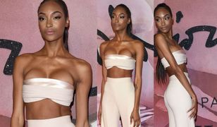 Jourdan Dunn pochwaliła się płaskim brzuchem. Udana stylizacja?