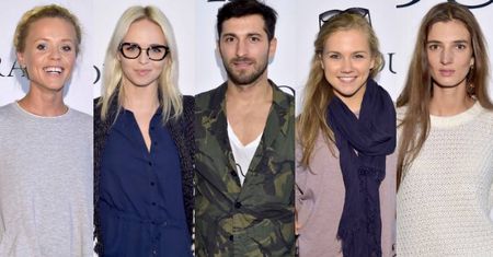 Anna Mucha, Agnieszka Kaczorowska, Rafał Maślak i Kamila Szczawińska na prezentacji nowej kolekcji Badury
