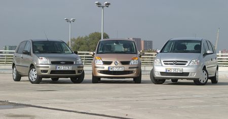 Ford Fusion kontra Opel Meriva i Renault Modus