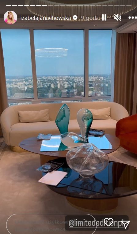 Izabela Janachowska w apartamencie prezydenckim