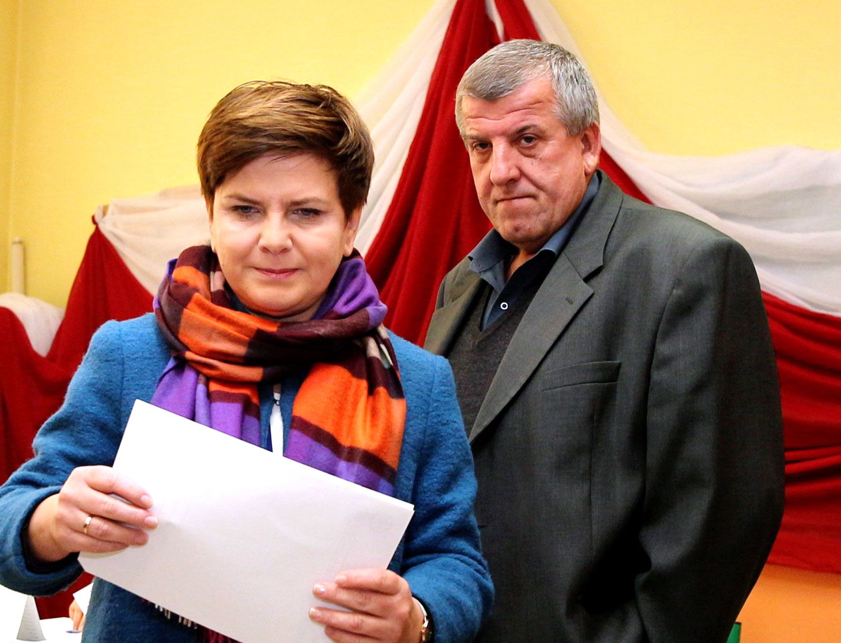 Premier Beata Szydło z mężem Edwardem 