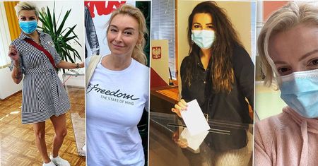 Gwiazdy głosują w drugiej turze wyborów prezydenckich: Magda Narożna, Dorota Szelągowska, Beata Tadla