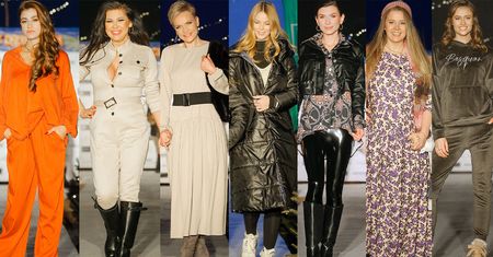 Gwiazdy na charytatywnym pokazie z dziećmi: Maja Hyży, Iwona Węgrowska, Małgorzata Tomaszewska