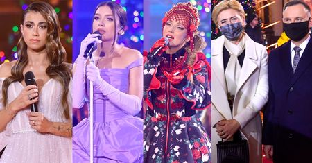 Koncert kolęd TVP. Na scenie: Cleo, Viki Gabor, Dominika Gawęda, Maja Hyży... Wśród gości para prezydencka