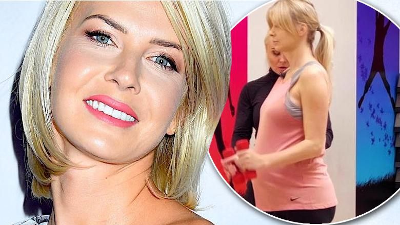 Edyta Pazura w ciąży na siłowni