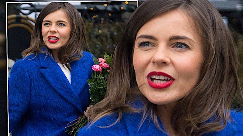 Edyta Herbuś moherowy płaszcz