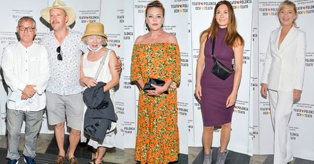 Gwiazdy na premierze spektaklu: Katarzyna Żak, Anita Sokołowska, Tadeusz Chudecki