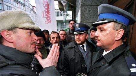 Zwolnieni protestują