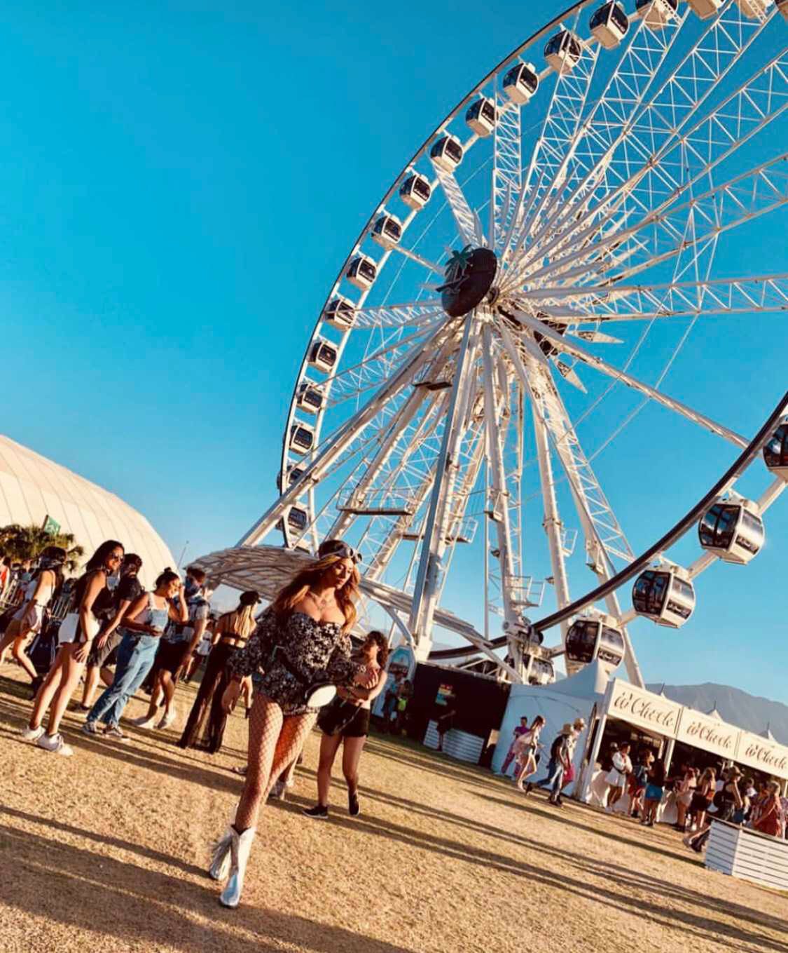 Marcelina Zawadzka, Patricia Kazadi i Marina Łuczenko na festiwalu Coachella w Kalifornii!