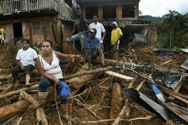 Ofiary pory deszczowej w Kolumbii