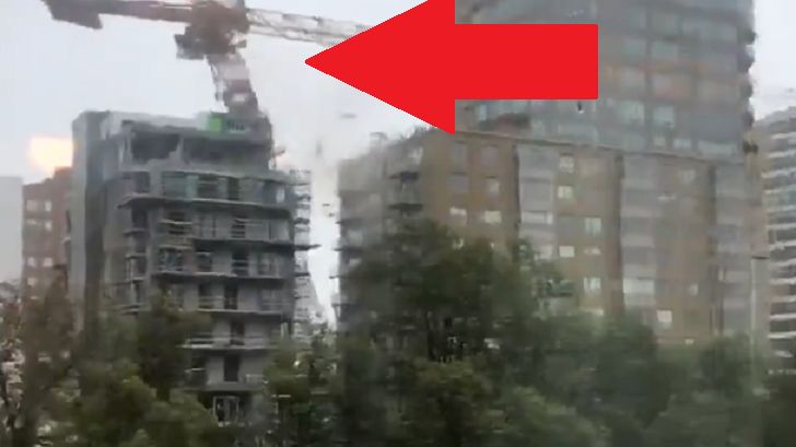 Huragan Dorian spustoszył kanadyjskie wybrzeże. Przewrócił dźwig