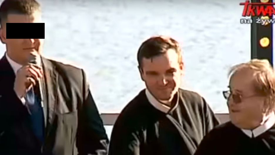 Bartłomiej M. i ojciec Tadeusz Rydzyk