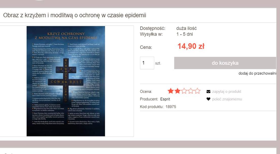 Ojciec Rydzyk - jakie produkty sprzedaje w sklepiku?