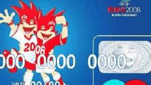 Oto jedna z kart nawiązująca do Euro 2008.