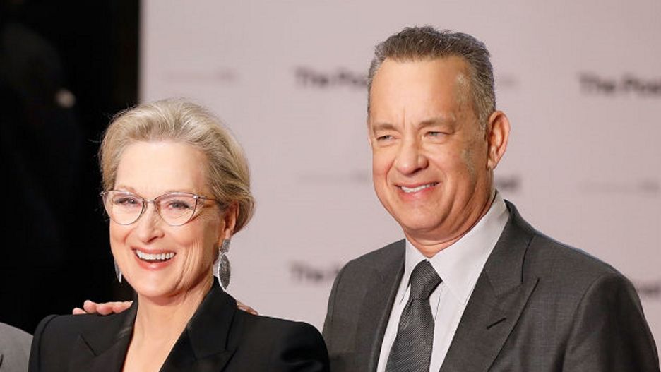 Meryl Streep i Tom Hanks na londyńskiej premierze "Czwartej władzy"