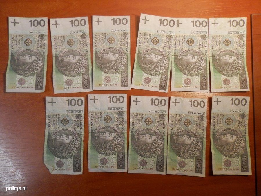 Fałszywe banknoty w polskim obiegu. Pijany raz po raz robił nimi zakupy