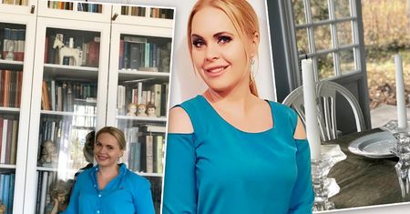 Magdalena Stużyńska mieszka w przepięknym dworku. Wnętrza robią wrażenie. Co za elegancja
