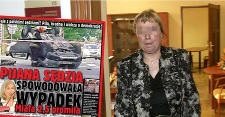 Miała 2,5 promila, spowodowała kolizję. Nadal jest zatrudniona w sądzie