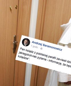 Ksiądz chciał przyjść "po kolędzie" do Saramonowicza. Dostał odpowiedź