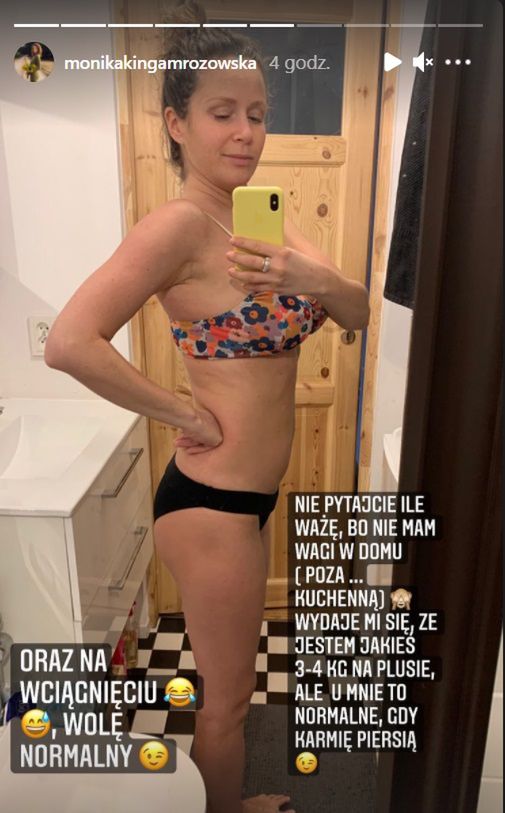 Monika Mrozowska pokazała ciało po porodzie