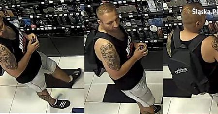 Gliwice. Nagrany w chwili przestępstwa. Śląska policja pokazała zdjęcie