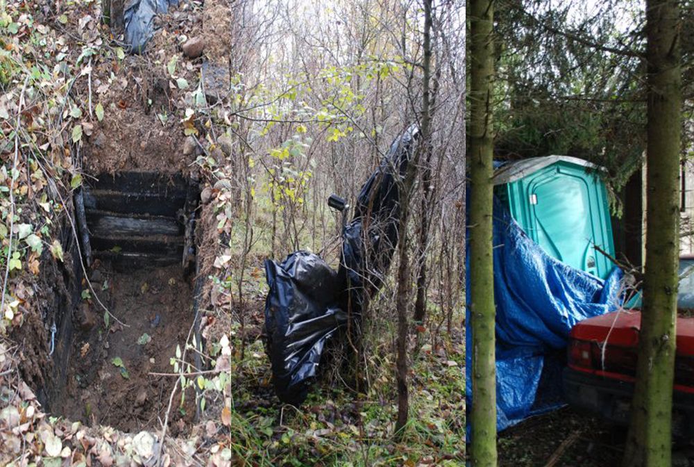 Łupy wieszał na drzewie. Pomysłowy złodziej z Węgorzewa