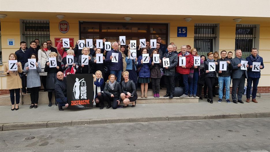 Sędziowie solidaryzują się z Aliną Czubieniak