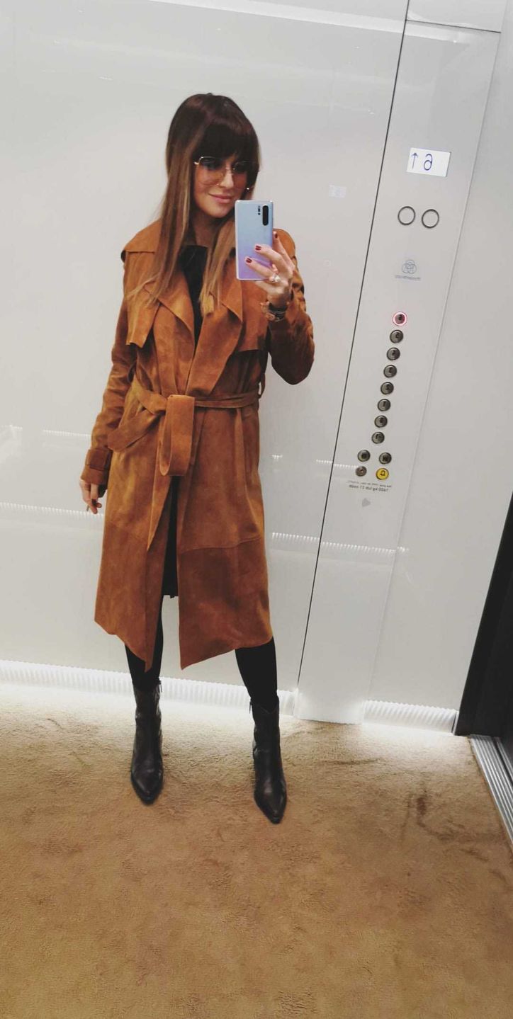 Anna Lewandowska - wizyta u rodziny